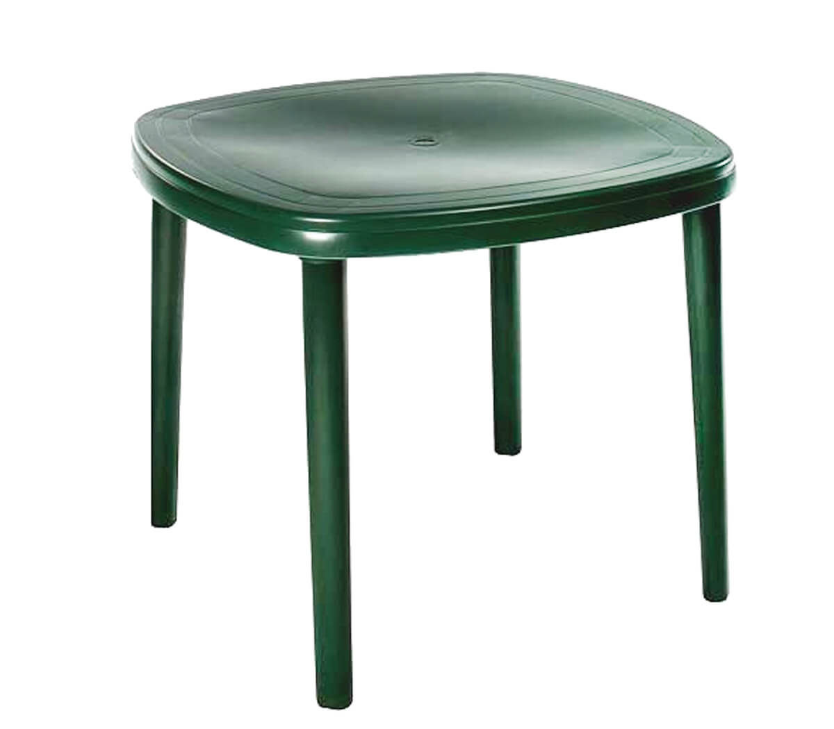 Ebony Square Round Table 90cm