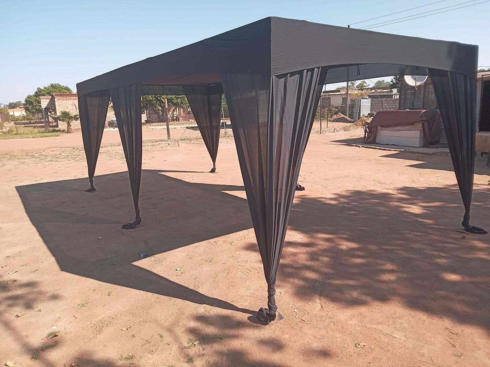 5m 7m Black Cabana Tents for sale