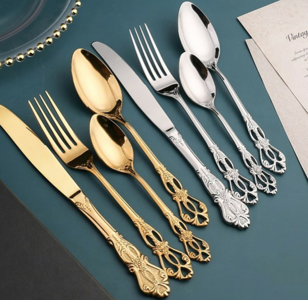 Gold & Silver Cutlery Sets