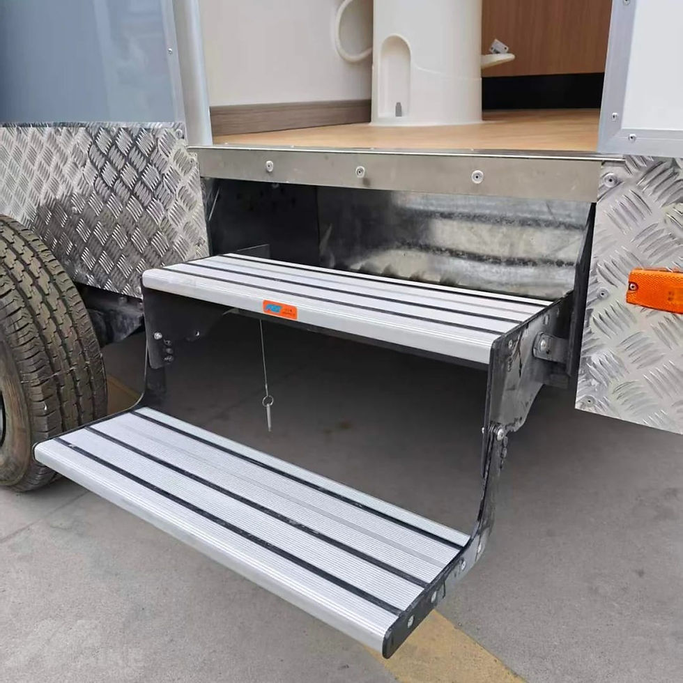 Thumbnail: 3m Luxury 2-Stall Portable Restroom Trailer
