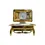 Thumbnail: Chafing Dish - Lucile Gold Rectangle With Window