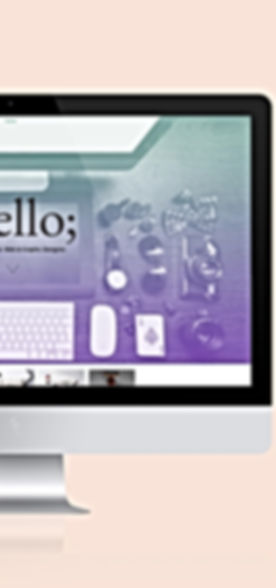 Website design in progress for small business