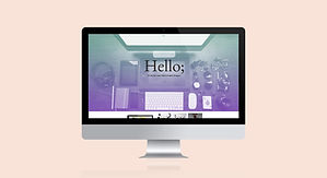 website on desktop