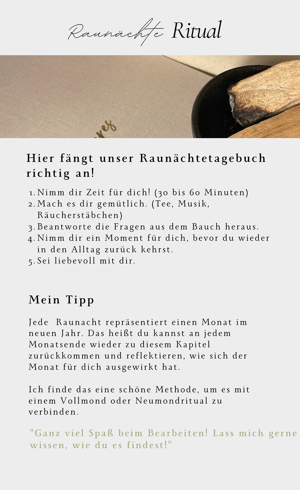 Miniaturbild: Rauhnächte Workbook Digital 2026
