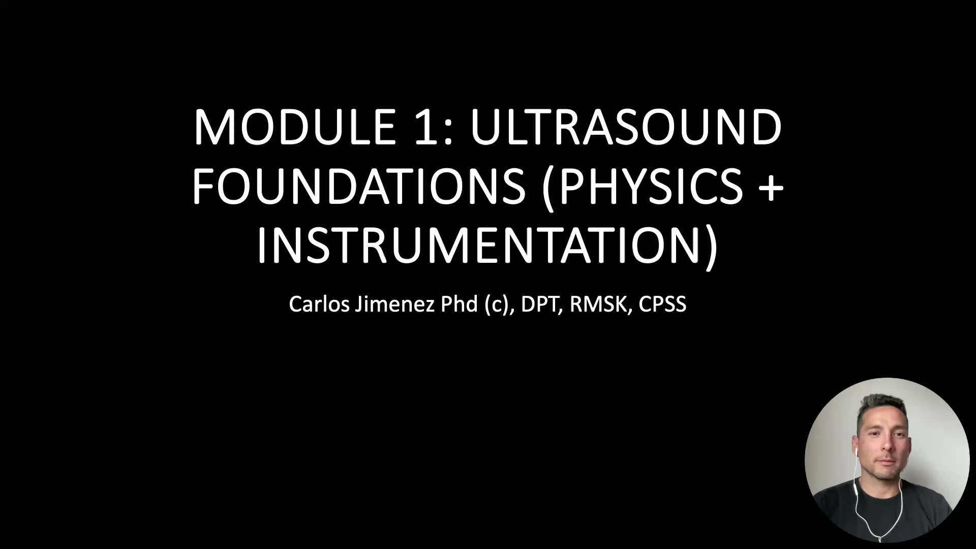 Still from Ultrasound Physics Foundations & Safety