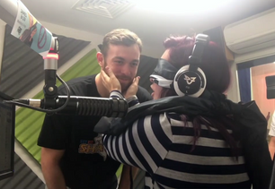 VIDEO - Nick Kay surprises Liv from The Hits