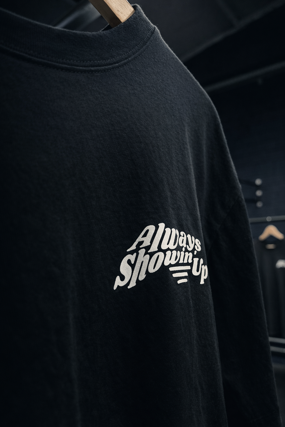 Miniaturbild: Vintage Oversized Shirt Unisex "Always Showin' Up"