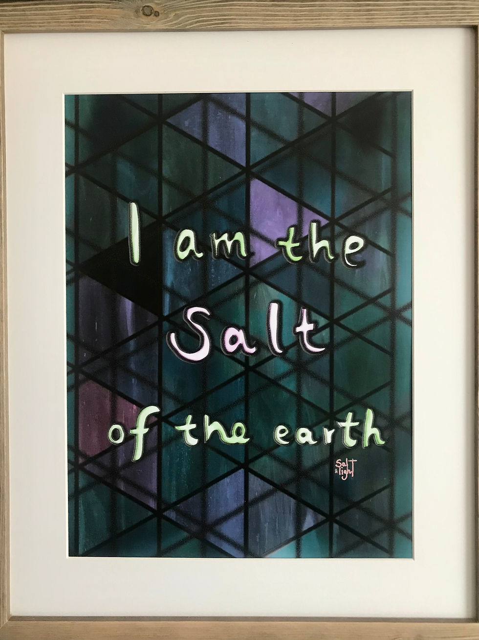 Thumbnail: I am the salt of the earth (frame size 40x50cm)
