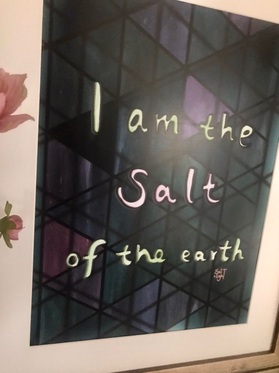 Thumbnail: I am the salt of the earth (frame size 40x50cm)