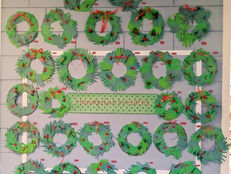 Handprint Wreaths