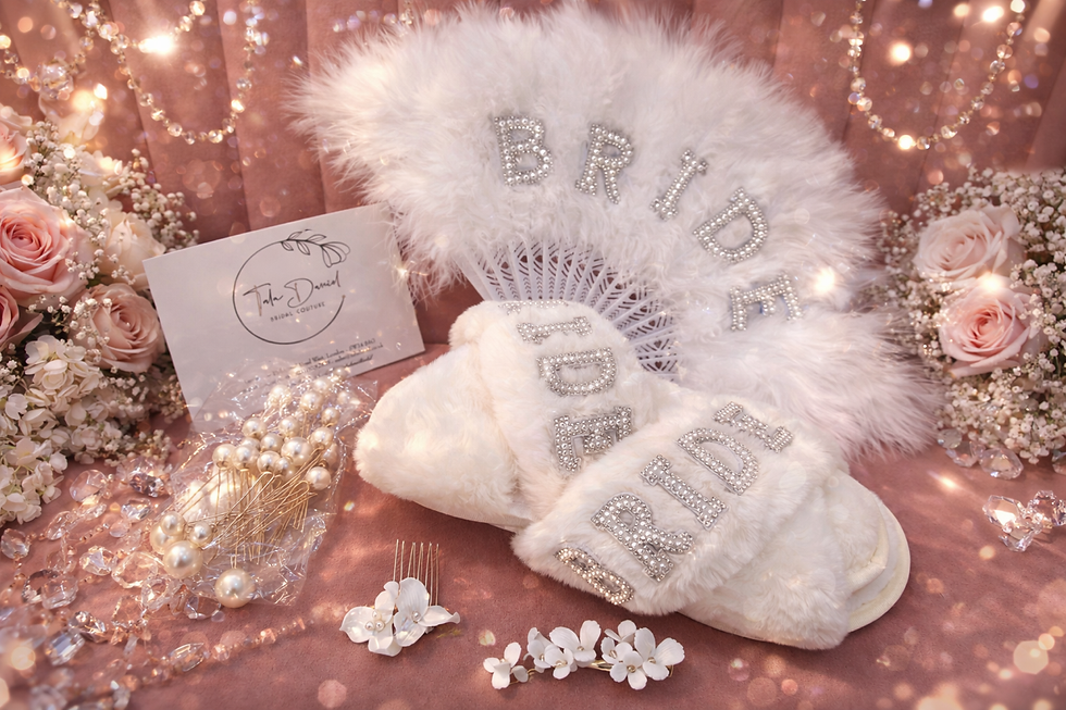 Eye-level view of a luxury wedding dress displayed on a mannequin in a boutique