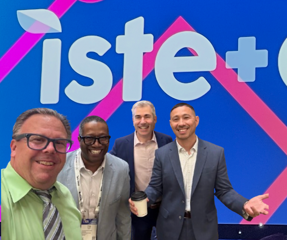 Hangin out with Phil Hintz, Richard Culatta, and Jorge Valenzuela at the ISTE Leadership Summit