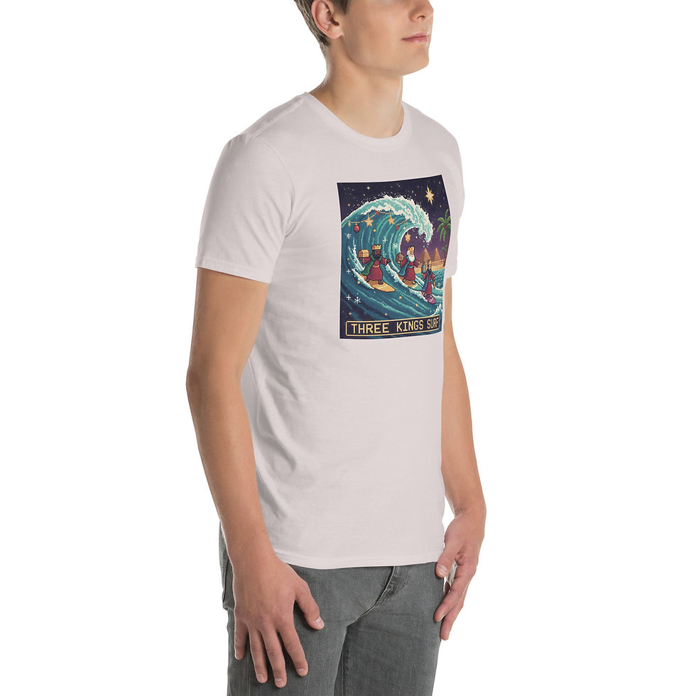 Thumbnail: Three kings surfing - Short-Sleeve Unisex T-Shirt