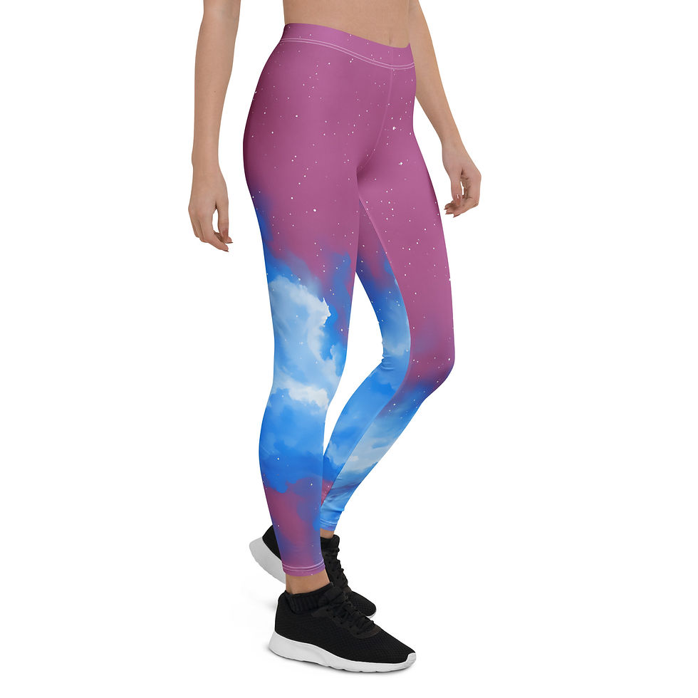Thumbnail: Magenta space leggings for bold outfits | EyeofmyCam