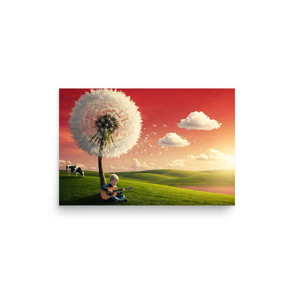 Thumbnail: Dreaming of a field art poster | EyeofmyCam