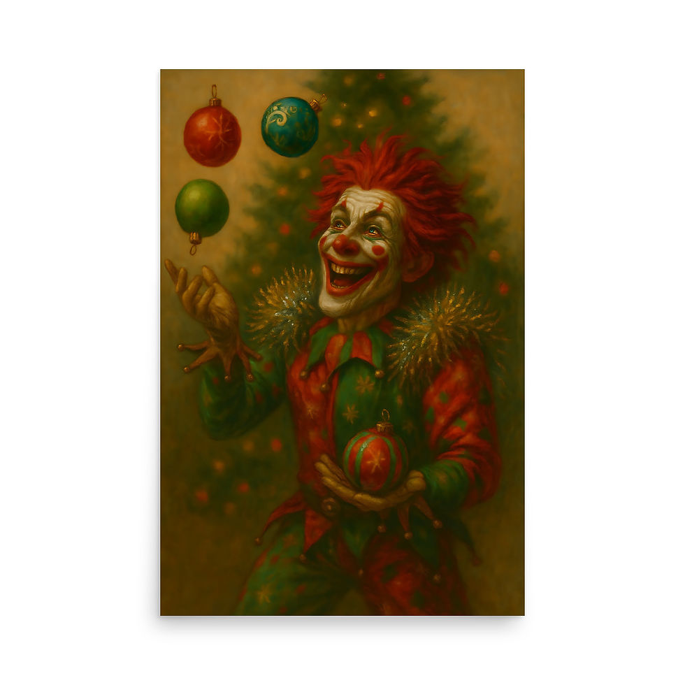 Thumbnail: Scary clown in christmas