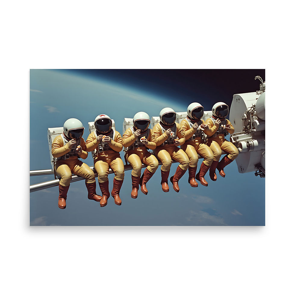 Thumbnail: Lunch at the space station art | EyeofmyCam
