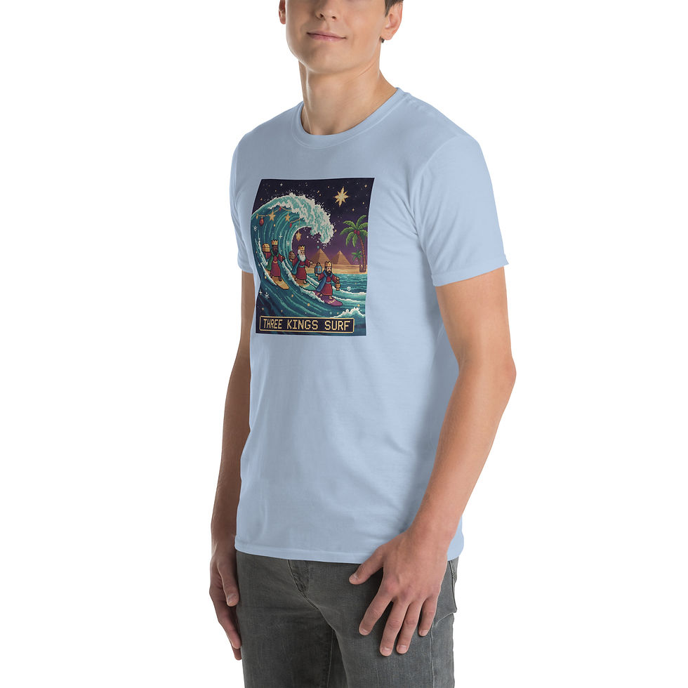 Thumbnail: Three kings surfing - Short-Sleeve Unisex T-Shirt