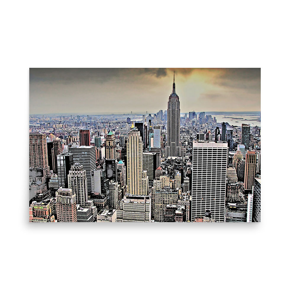 Thumbnail: Skyline New York art print | EyeofmyCam