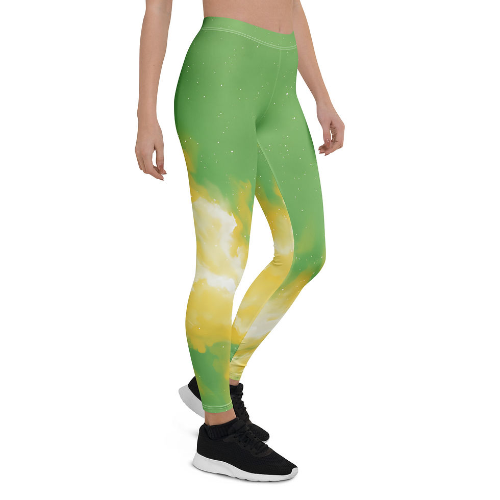 Thumbnail: Green space leggings for vibrant looks | EyeofmyCam