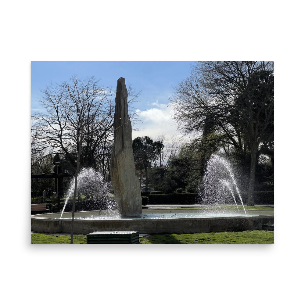 Fountain in a park