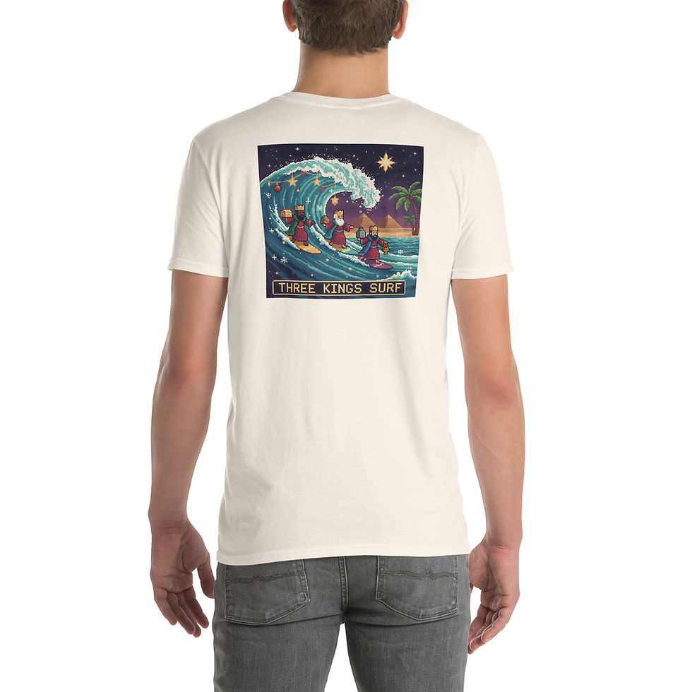 Thumbnail: Three kings surfing - Short-Sleeve Unisex T-Shirt