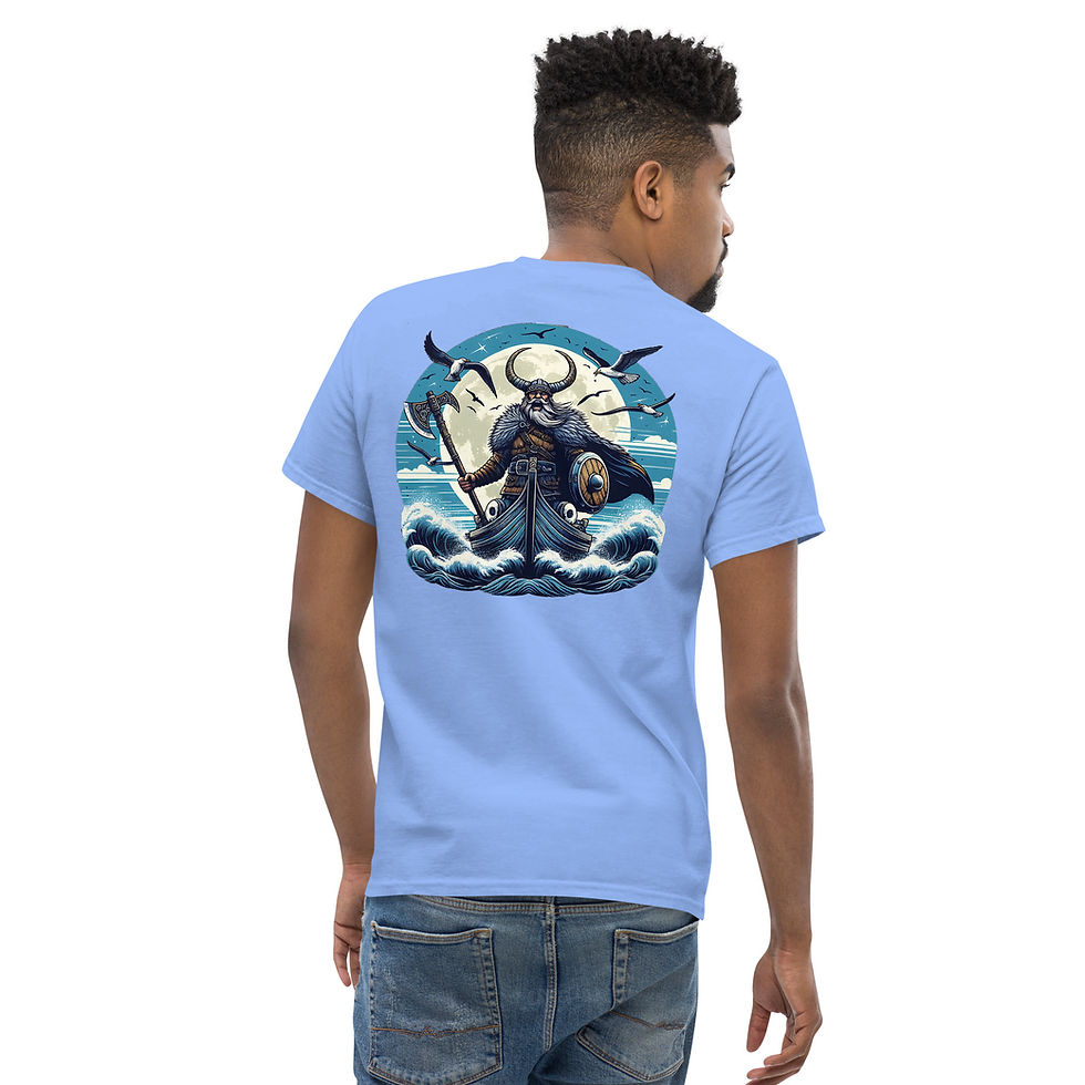 Thumbnail: Viking attack BACK - Unisex classic tee