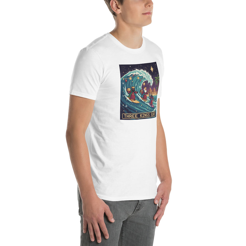 Thumbnail: Three kings surfing - Short-Sleeve Unisex T-Shirt