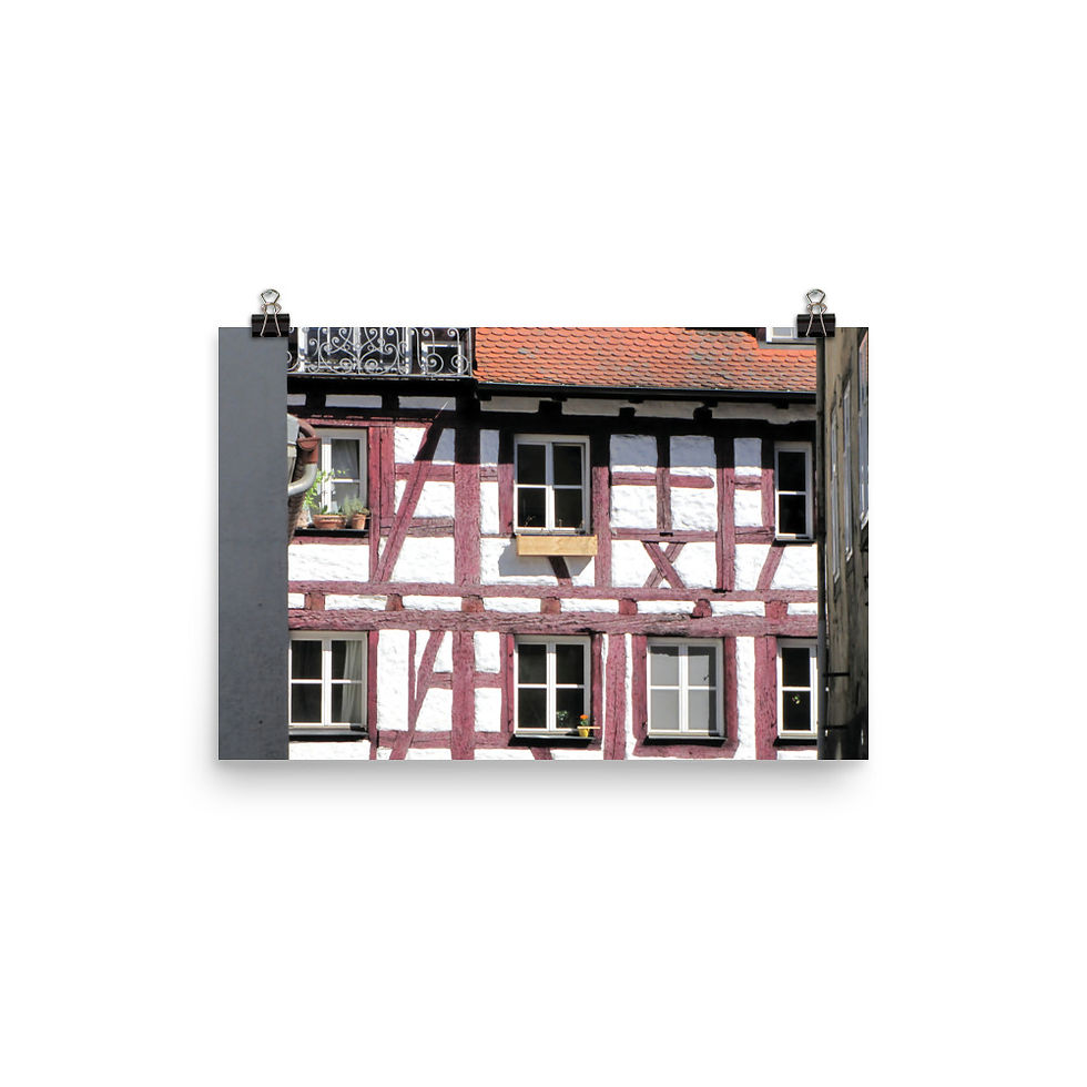 Thumbnail: Wooden beams art print | EyeofmyCam