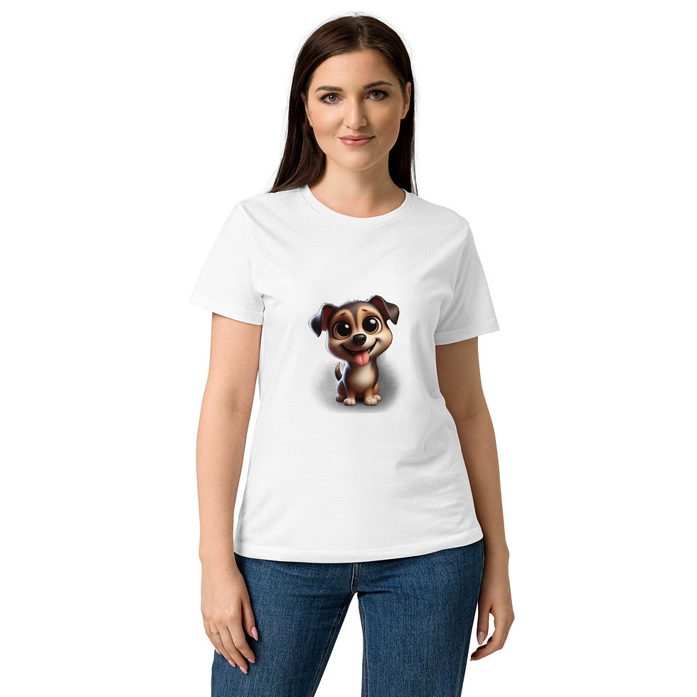Thumbnail: A doggy - Women's basic softstyle t-shirt