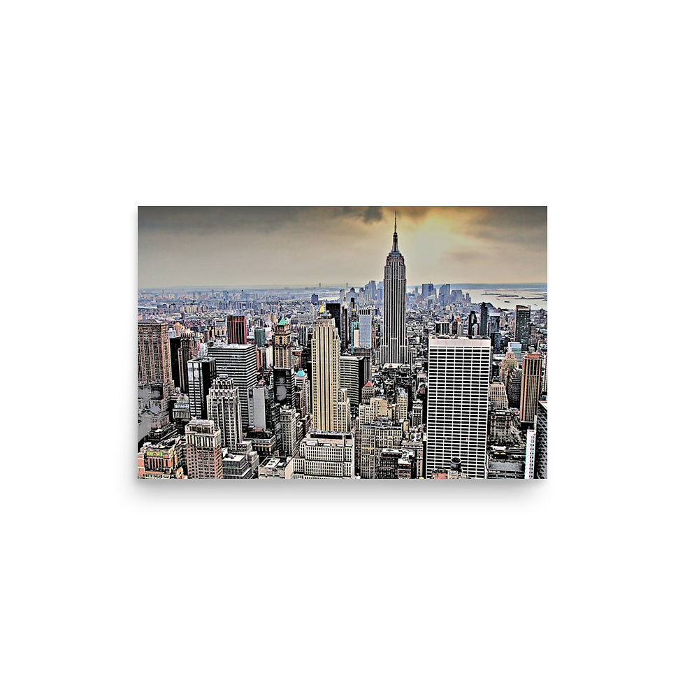 Thumbnail: Skyline New York art print | EyeofmyCam