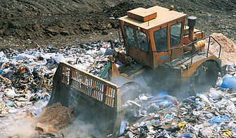 building waste to landfill