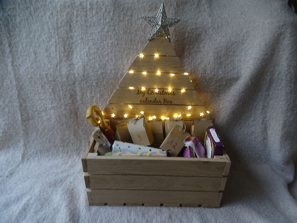 DIY Recycled Wood Christmas Calendar: Create Your Eco-Friendly Advent Box