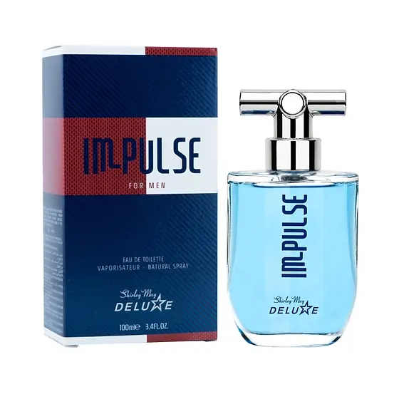 IMPULSE Eau de Toilette Spray for Men - 100ml Shirley May Deluxe | Swiss Arabian | Arabian Fragrances | Emirates Perfumes