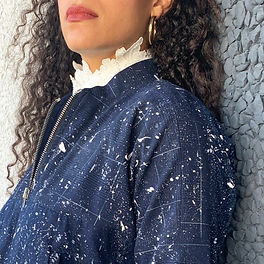 veste bleue