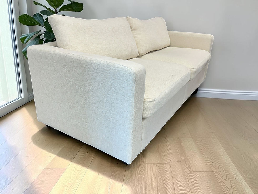 Thumbnail: White Loveseat (RE 1168)