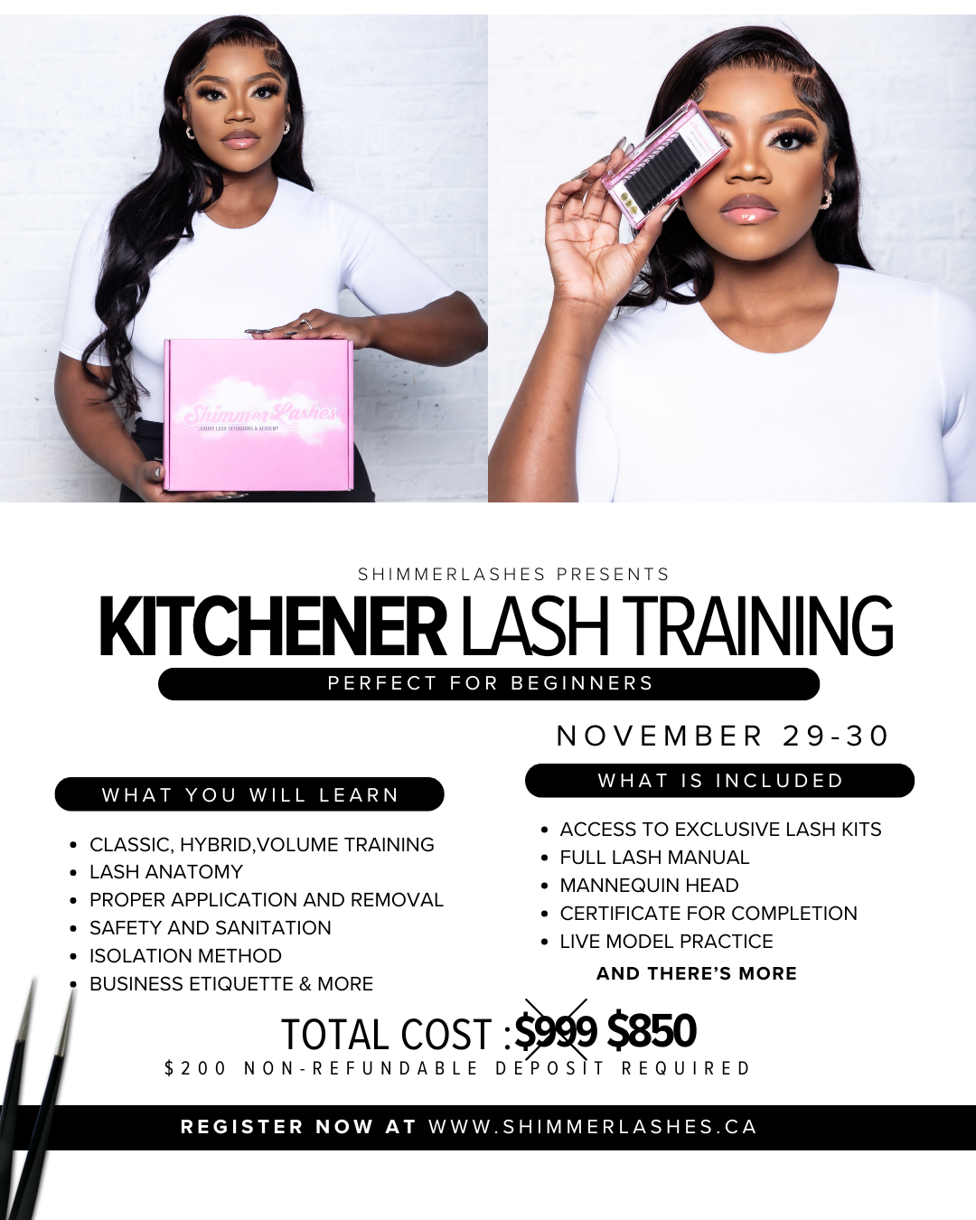 Kitchener Masterclass (Deposit)