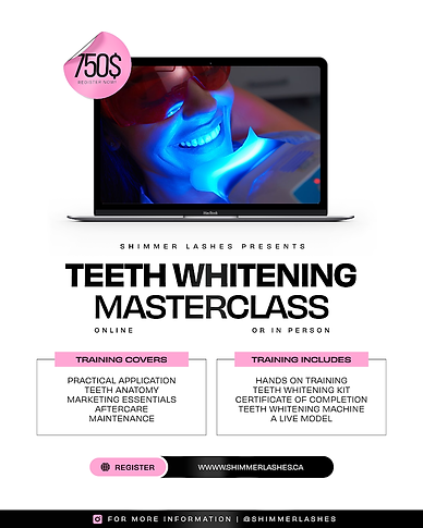 ONLINE TEETH WHITENING TRAINING