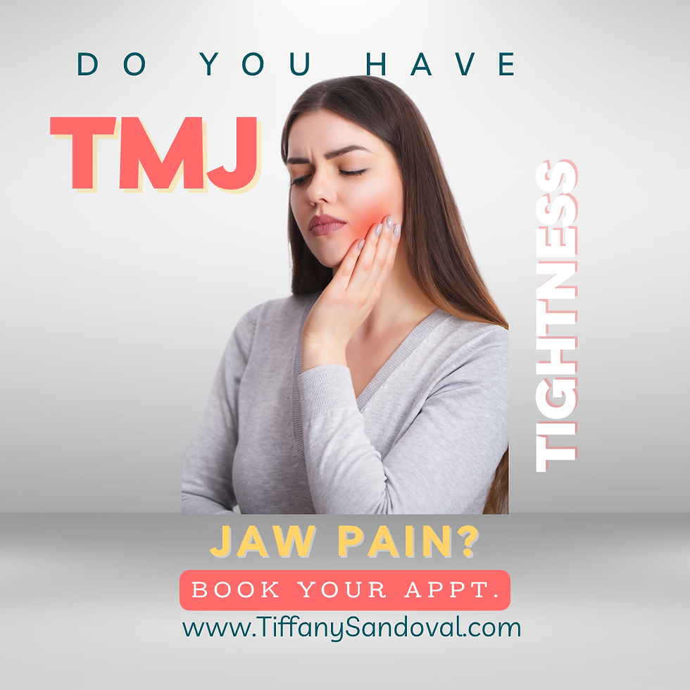 Client receiving TMJ-focused soft tissue therapy in San Clemente; therapist applying gentle myofascial release to jaw and neck muscles for pain relief and improved mobility.