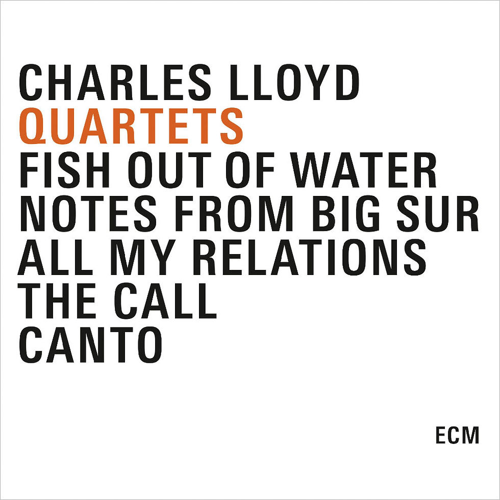 查爾斯.洛伊德:75歲四重奏紀念版 Charles Lloyd: Quartets (5CD) 【ECM】
