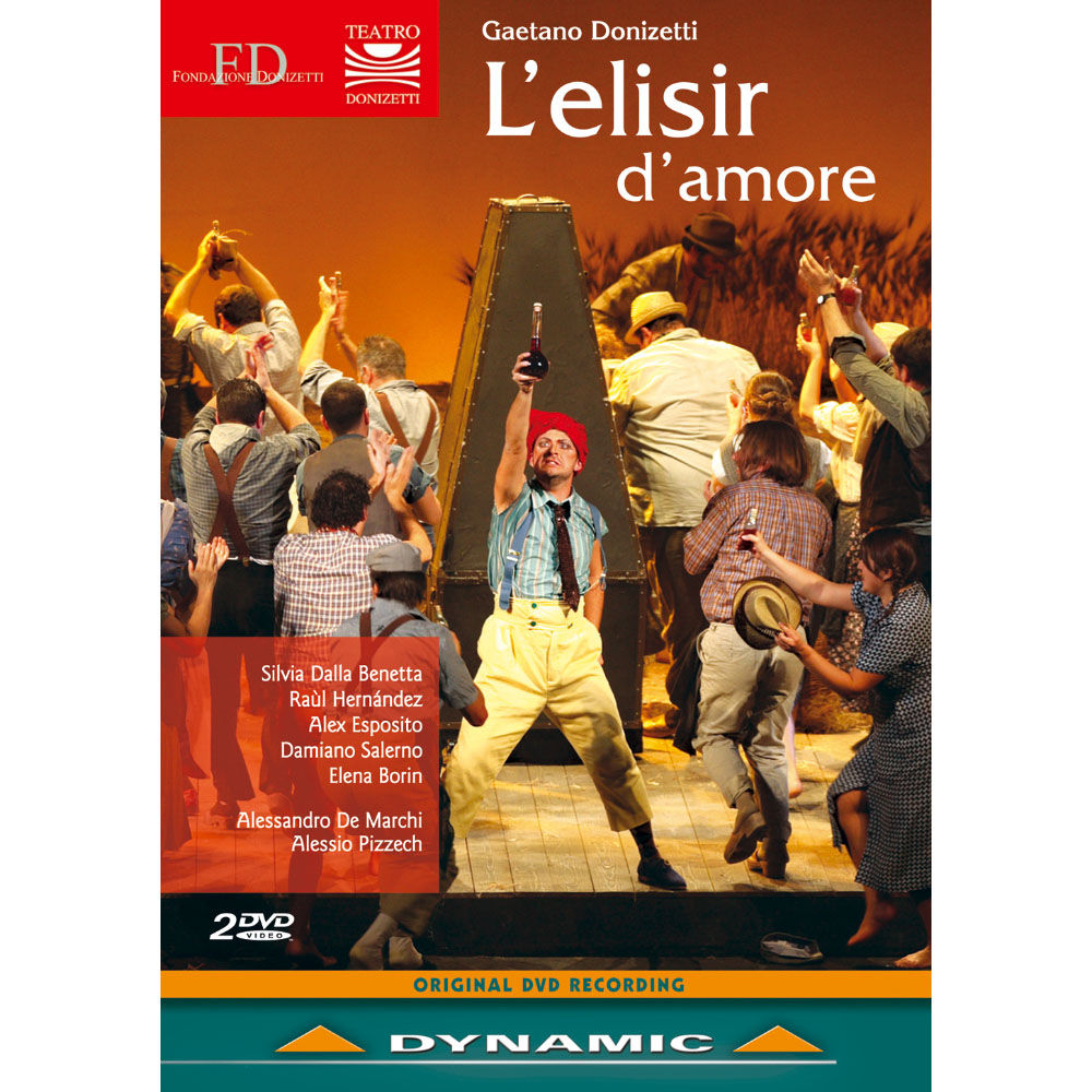 董尼才第:歌劇《愛情靈藥》 Gaetano Donizetti: L'elisir d'amore (2DVD)【Dynamic】