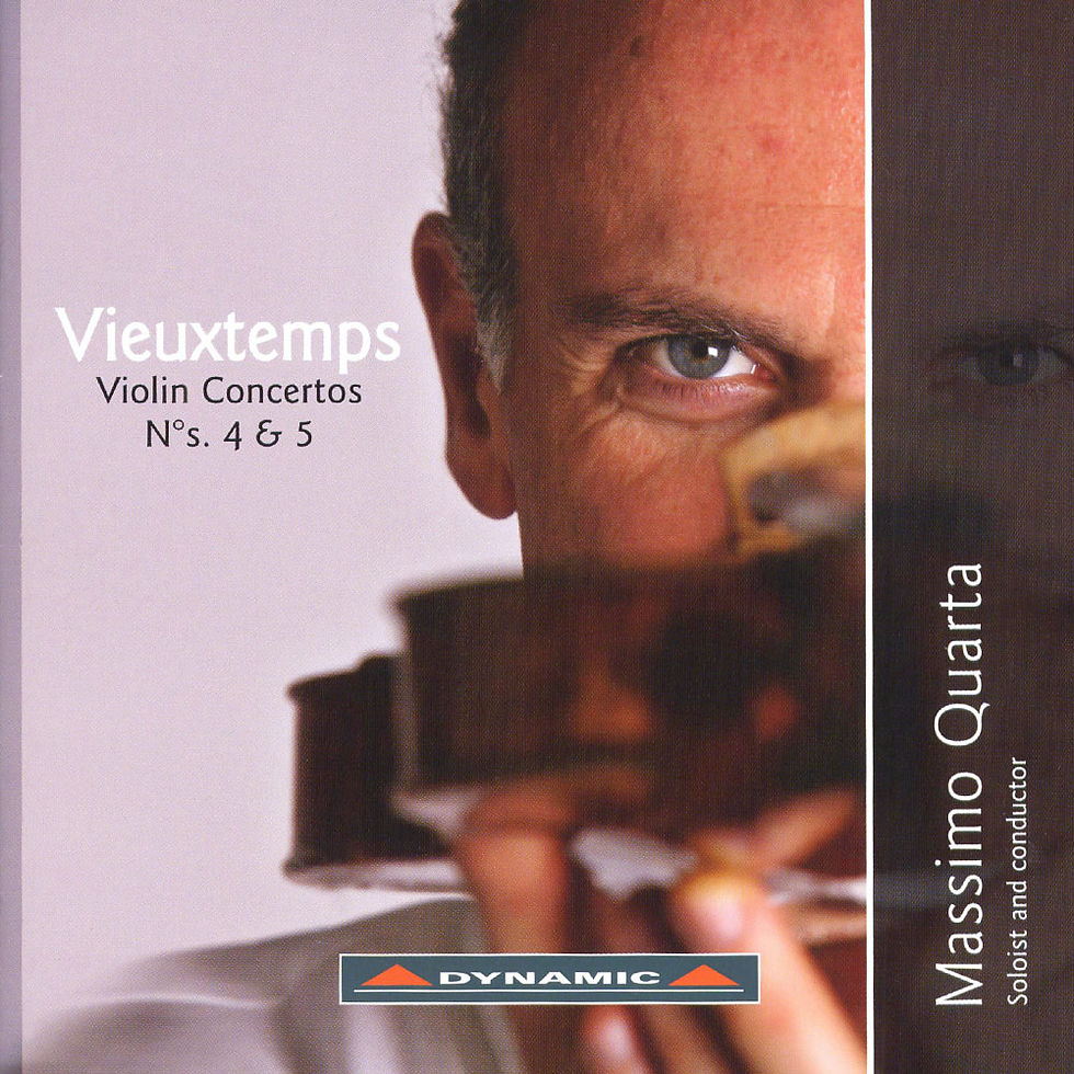 魏歐當:第四、五號小提琴協奏曲 Vieuxtemps: Violin Concertos Nos. 4 & 5 (CD)【Dynamic】