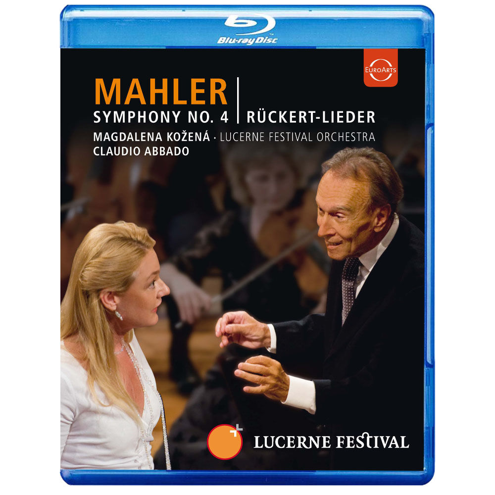 馬勒：第四號交響曲＆呂克特之歌~阿巴多指揮琉森節慶管弦樂團 (藍光Blu-ray) 【EuroArts】