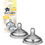 Miniatura: TOMMEE TIPPEE - CONJUNTO 2 Tetinas Closer to Nature Fluxo Médio (3M+)