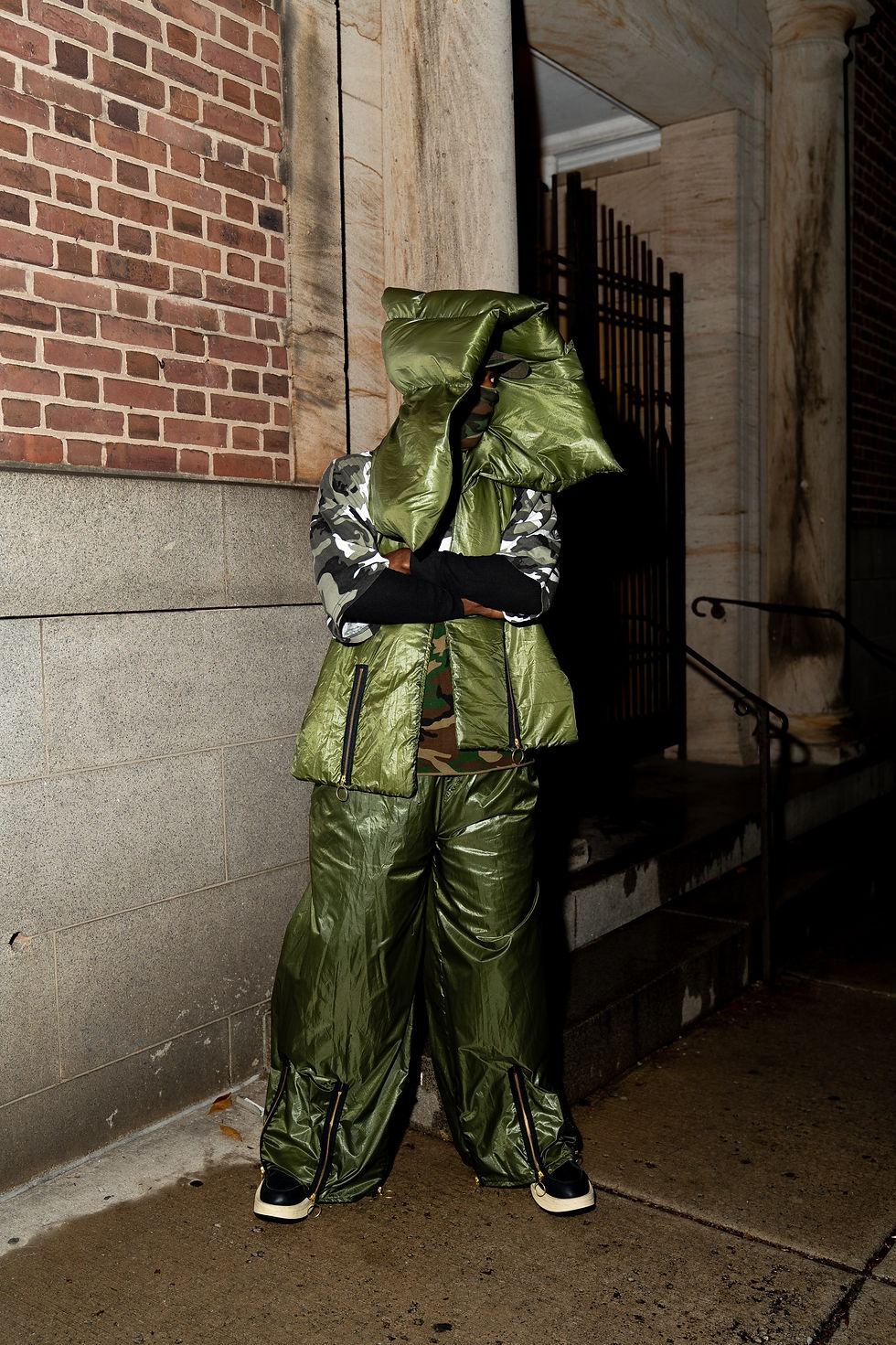 Thumbnail: Olive windbreaker 