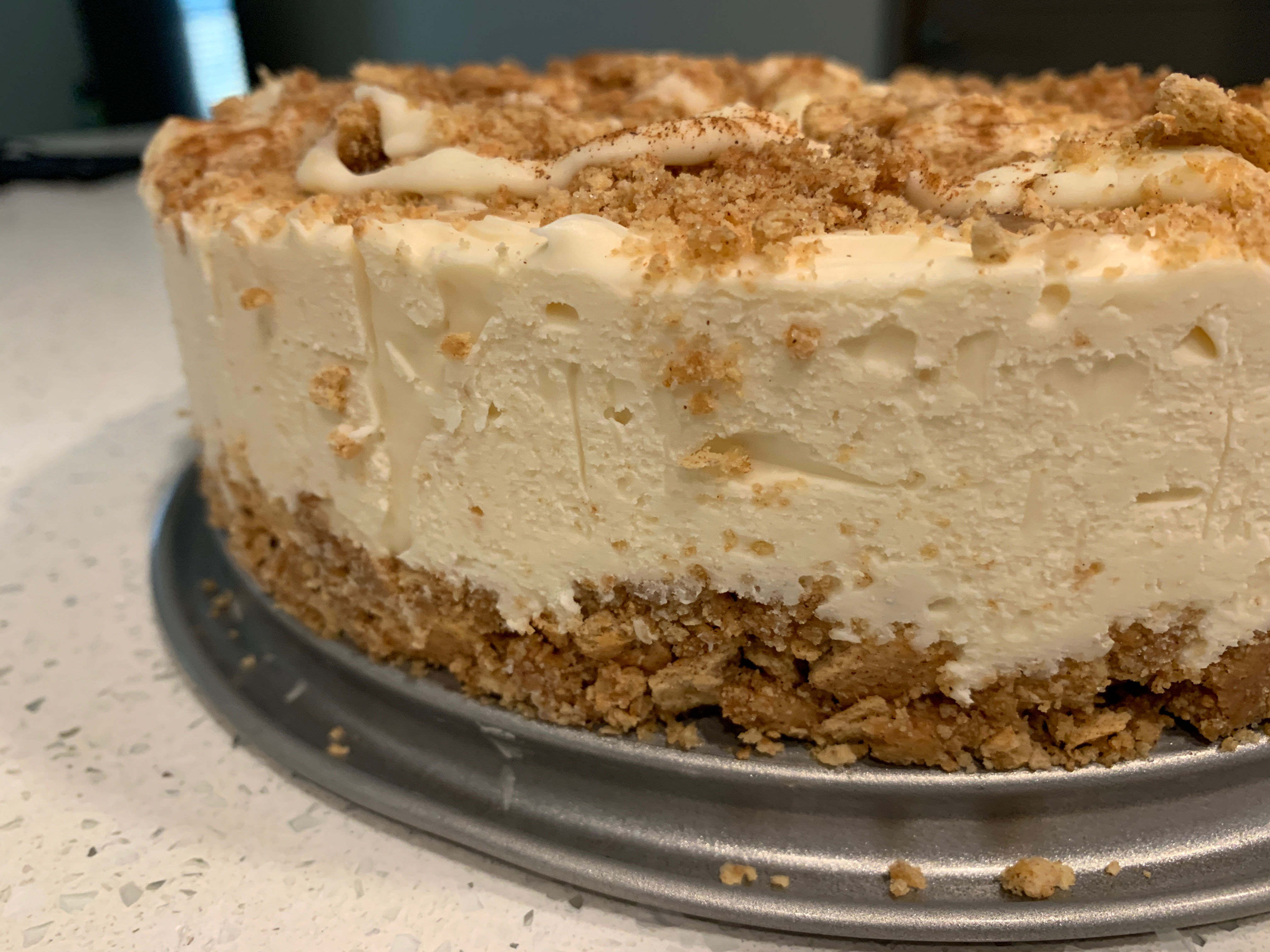 'CinnaColes' Graham Cracker Cheesecake