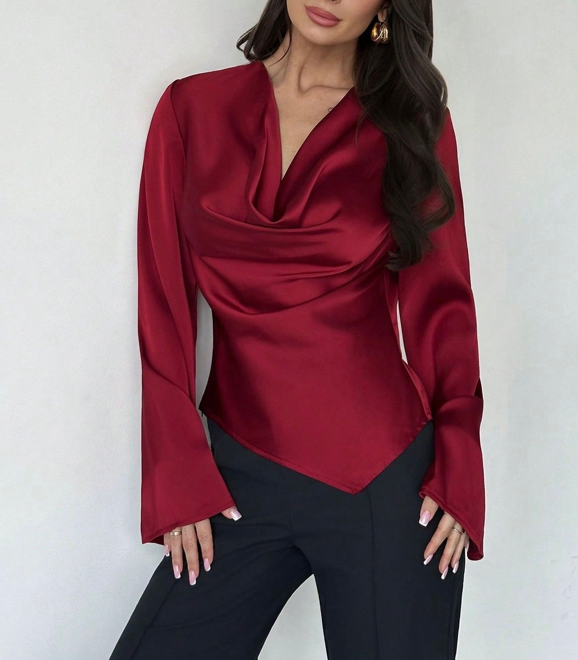 Blusa Rojo quemado 