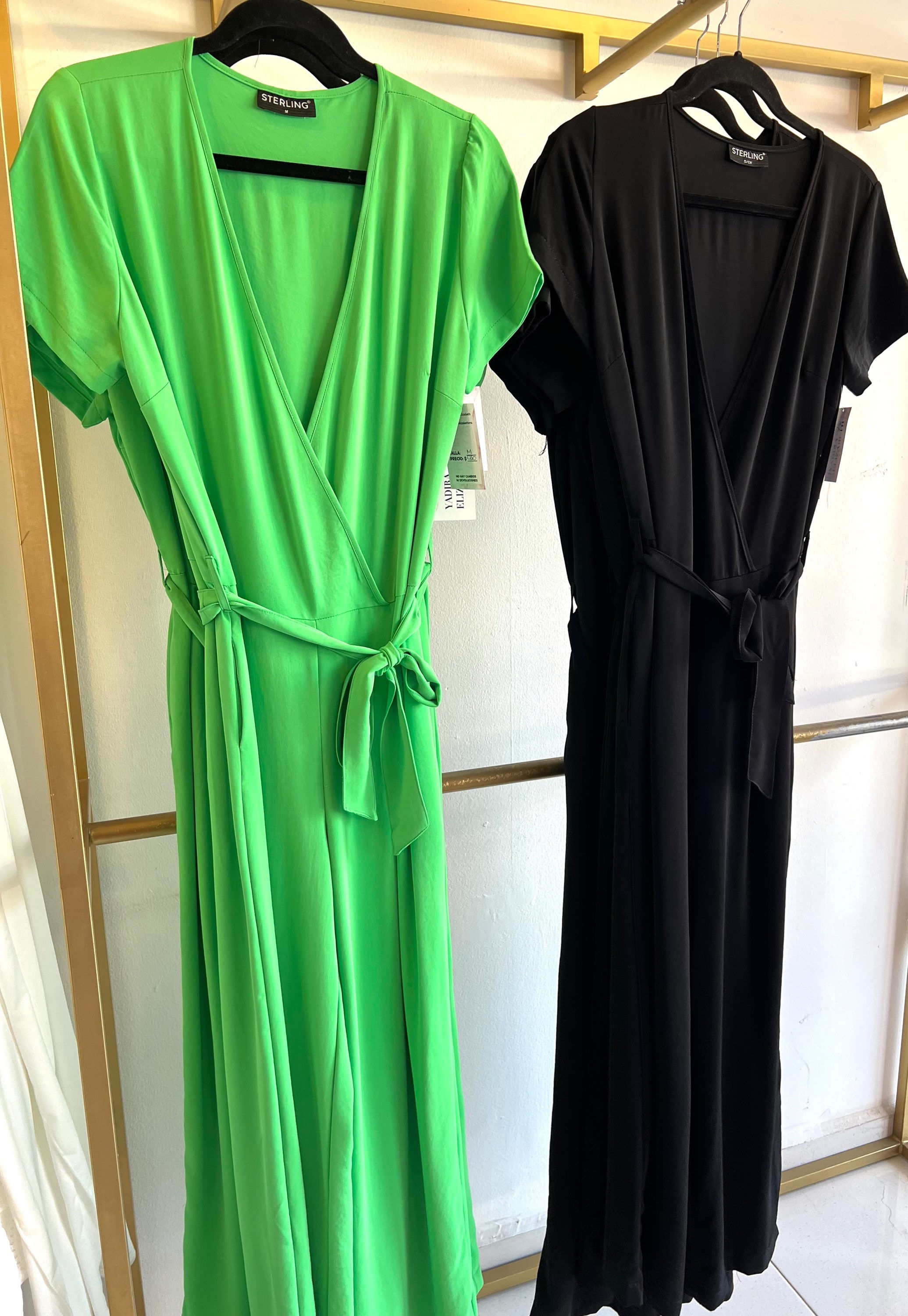 Jumpsuit Verde y Negro