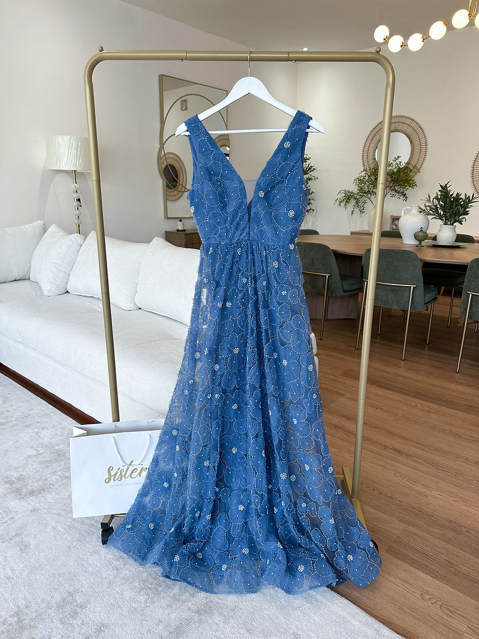 Blue Luxury Dress