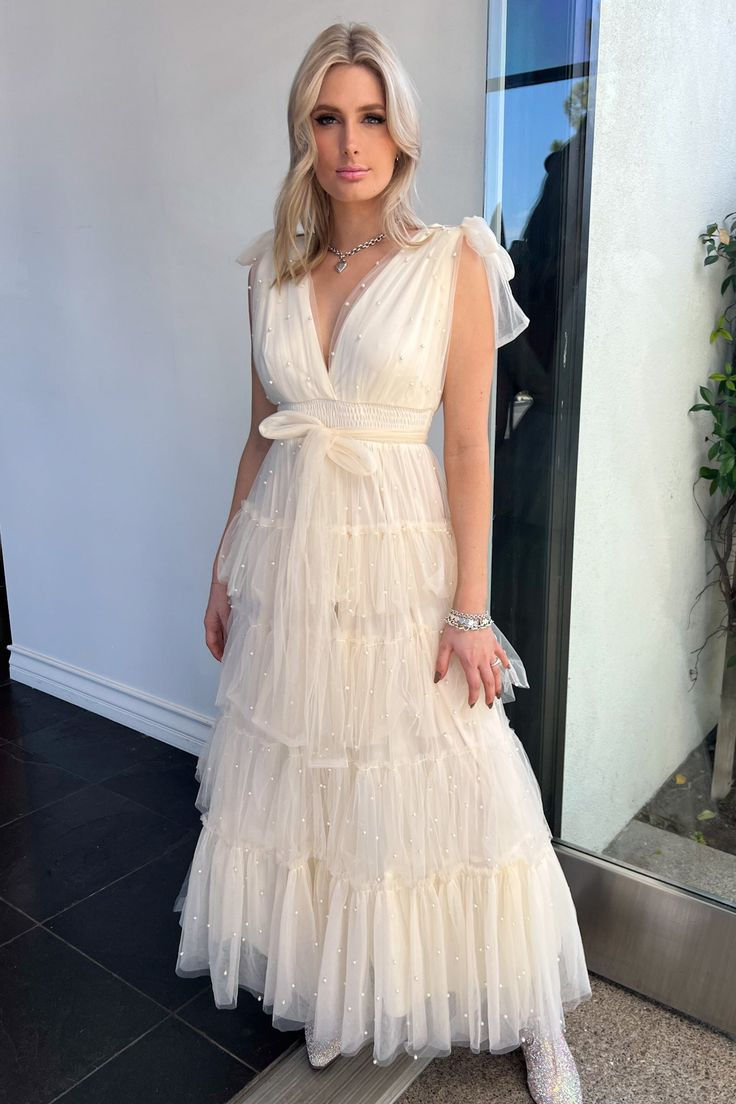 Miniatura: Tulle Cream & Pearls
